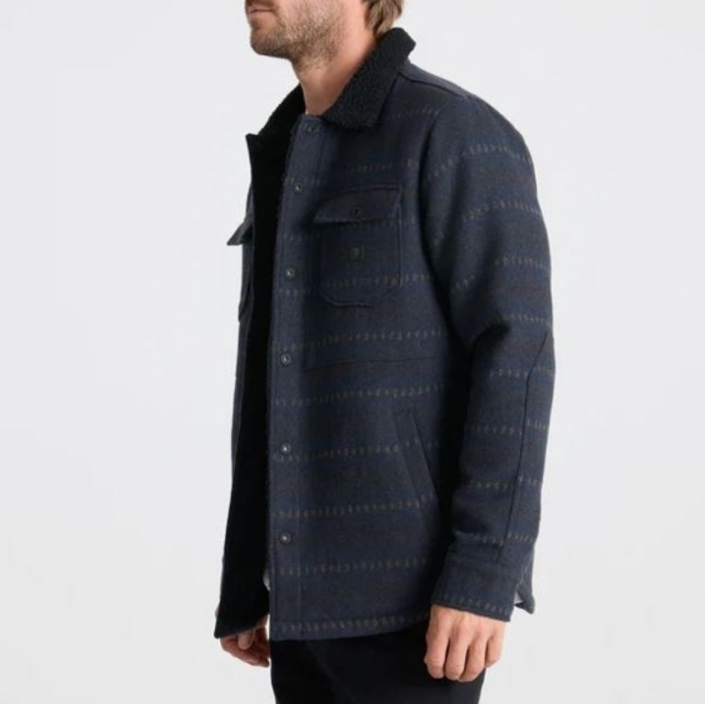 Roark Men's Hebrides Shirt Jacket In Kaffa XL